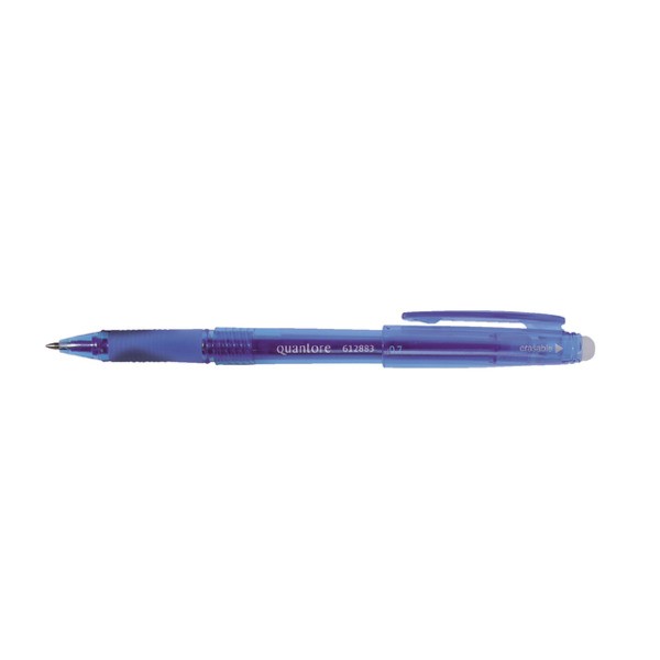 Gelschrijver quantore erasable 0.7mm blauw(akp61173-bl)