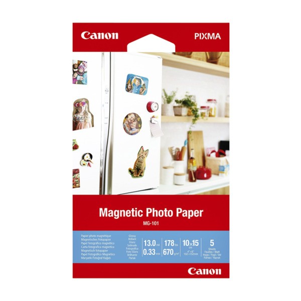 Fotopapier canon mg-101 magnetisch 10x15cm(3345257)