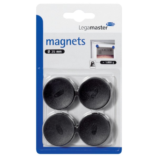 Magneet legamaster 35mm zwart