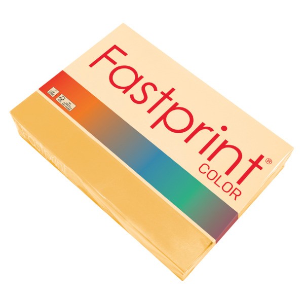 Kopieerpapier fastprint color a4 80gr goudgeel