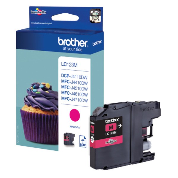 Inkcartridge brother lc-123 rood(lc-123m)