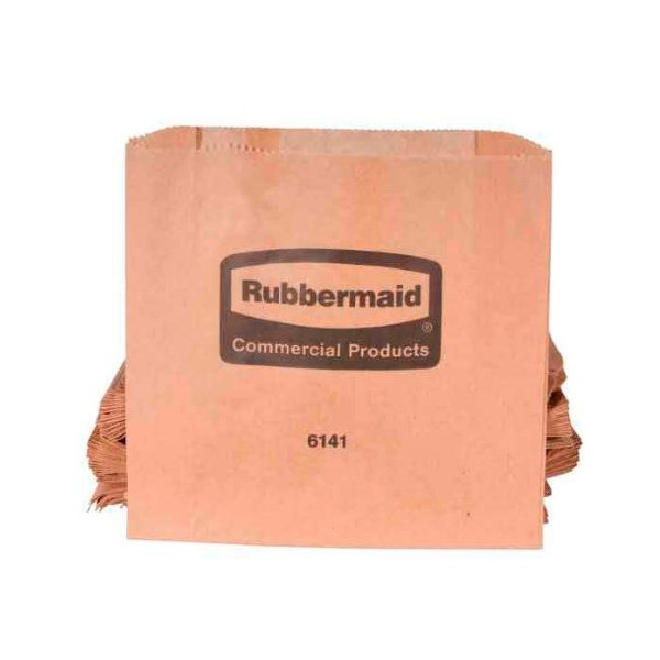 Rubbermaid, papieren afvalzak, 20x24cm, 5 liter, VB 006141 (5x50 stuks)