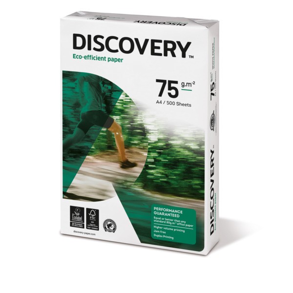 Discovery, A4, 75 grams, kopieerpapier, wit (500 vel)