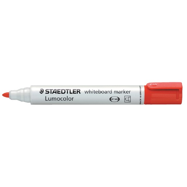 Viltstift staedtler 351 whiteboard rond 2mm rood