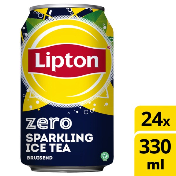 Frisdrank lipton ice tea sparkling zero blikje 0.33l(6735630