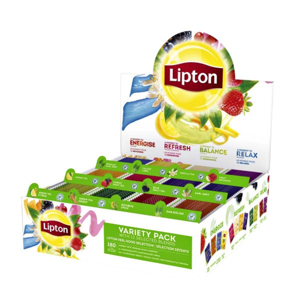 Thee lipton variety pack classics 180 stuks(67310560)