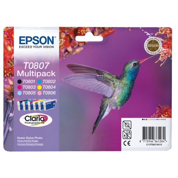 Inkcartridge epson t08074010 multipak