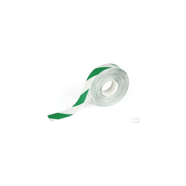Durable, tweekleurige markeringssticker, groen/wit (1 rol)