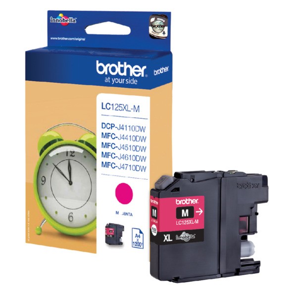 Inkcartridge brother lc-125 xl rood(lc-125xlm)