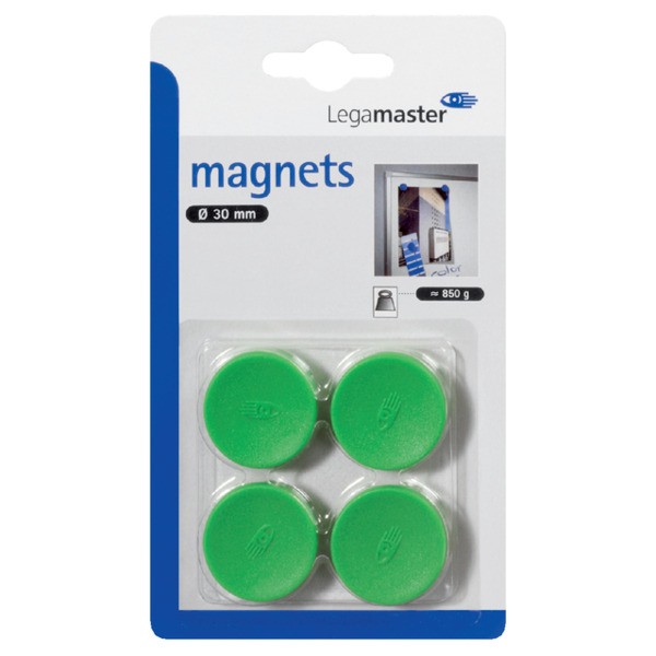Magneet legamaster 30mm groen