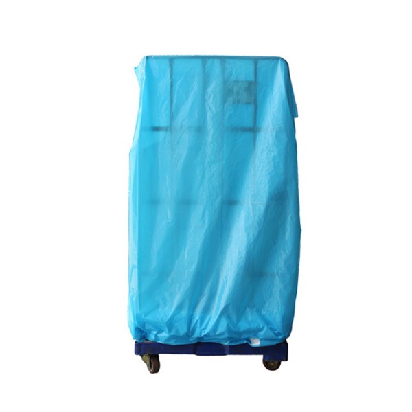 Ldpe containerhoezen, 100/50x250cm, 50my, blauw (50 stuks)