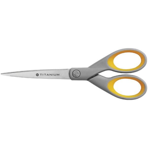 Schaar westcott kantoor 18cm titanium met softgrip(ac-e30470