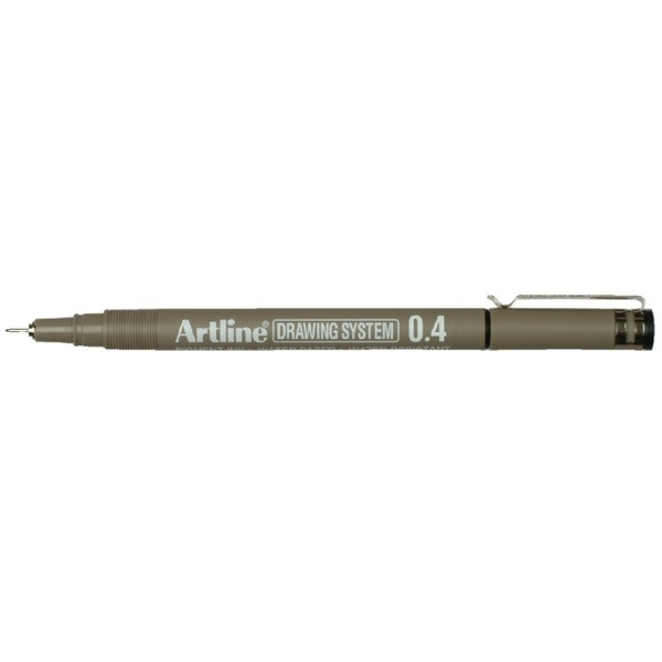 Fineliner artline 0.4mm zwart