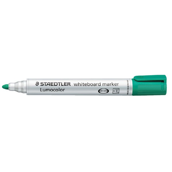 Viltstift staedtler 351 whiteboard rond 2mm groen