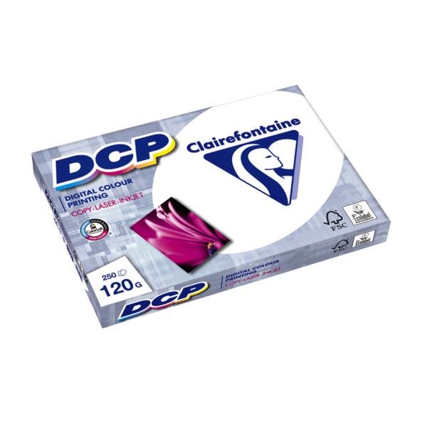 Kopieerpapier clairefontaine dcp a4 120gr wit