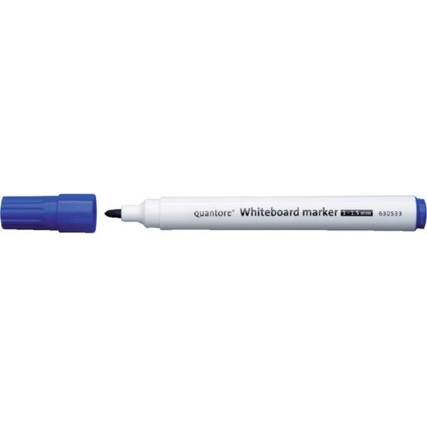 Viltstift quantore whiteb rond 1-1.5mm blauw(wbm-2450b blue)