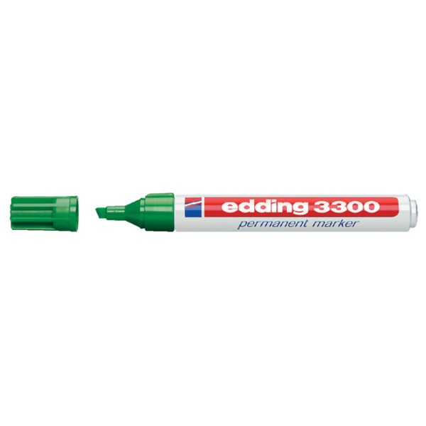 Viltstift edding 3300 perm schuin 1-5mm groen