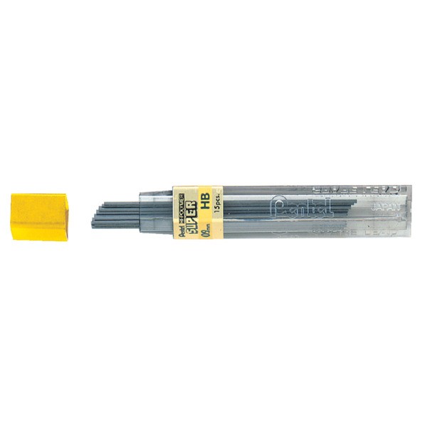 Potloodstift pentel 0.9mm zwart per koker hb