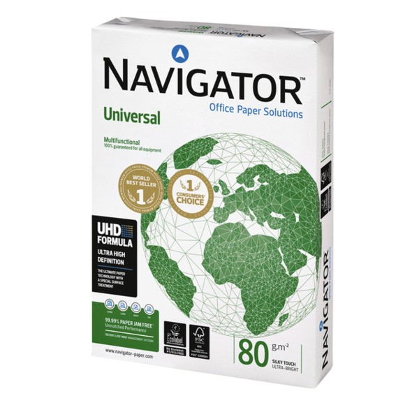 Navigator, A4, 80 grams, kopieerpapier, wit (500 vel)